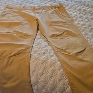 Eddie Bauer Tan Demin Pants Relaxed Fit